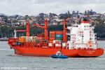 ID 5799 CAP PALLISER (2007/22914gt/IMO 9344679, ex-SAN ALFREDO) outbound from Auckland, New Zealand.